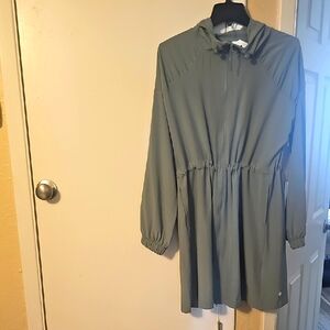 Sage Green Hooded Jacket